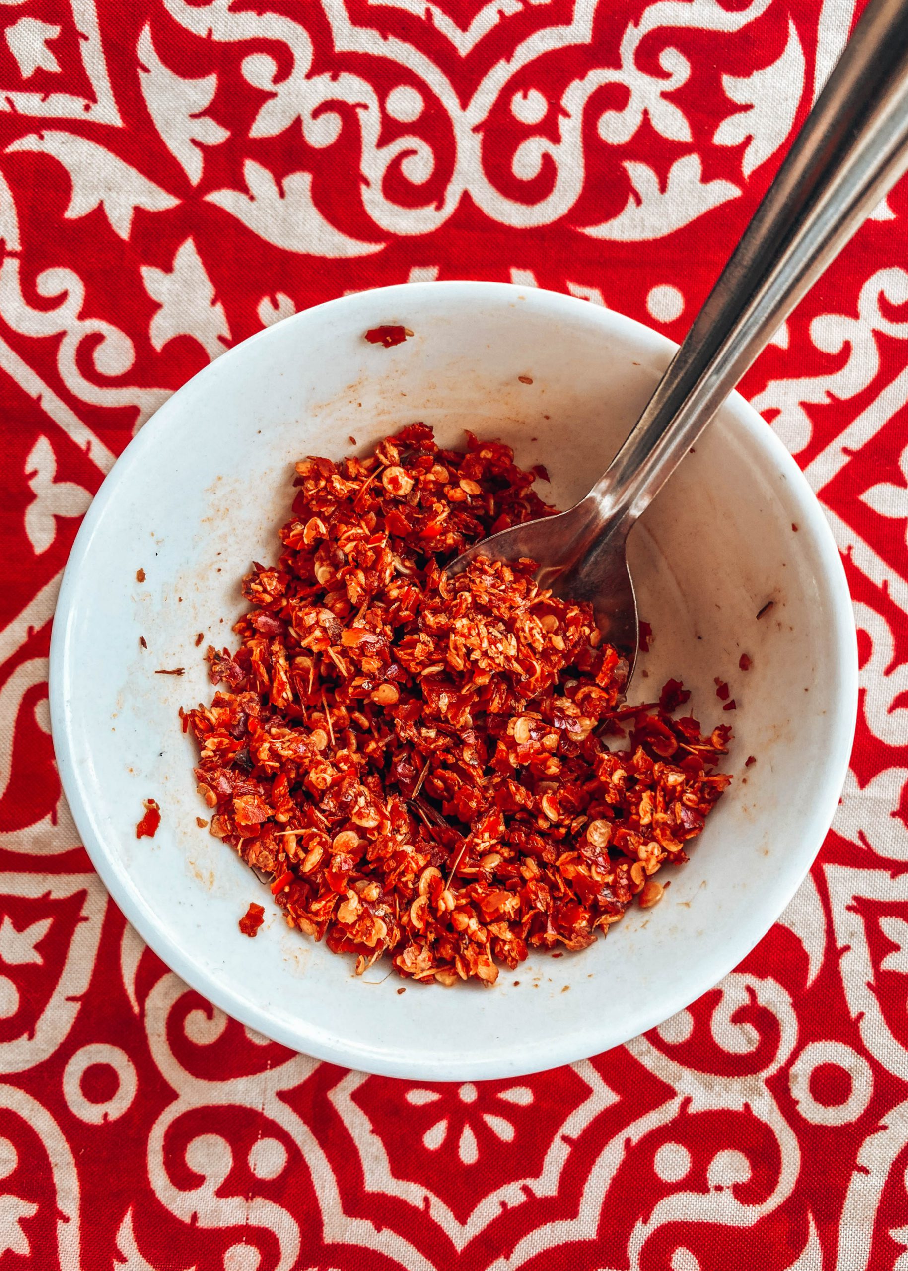 crushed red chillies