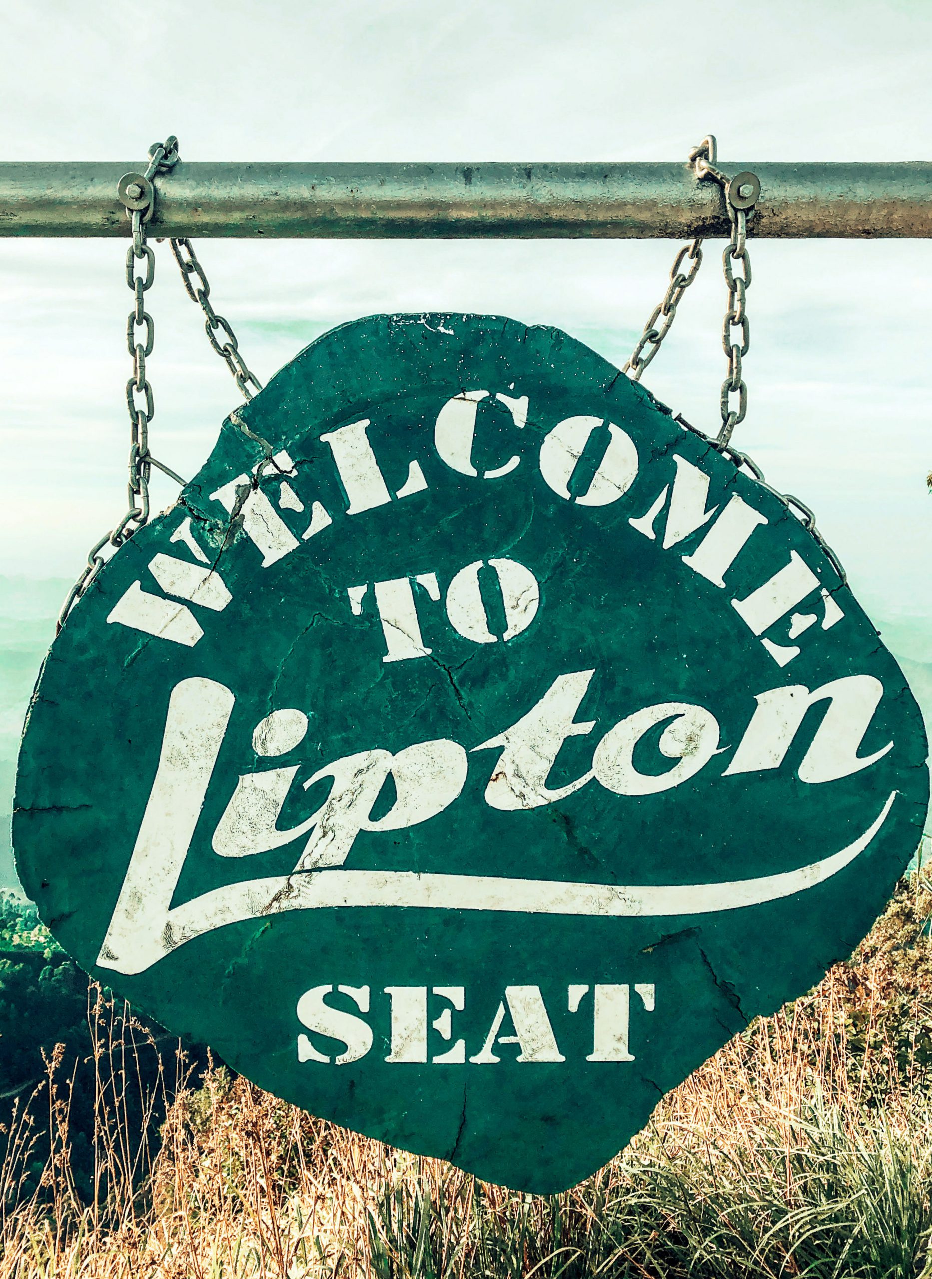 sign board - welcome to lipton seat