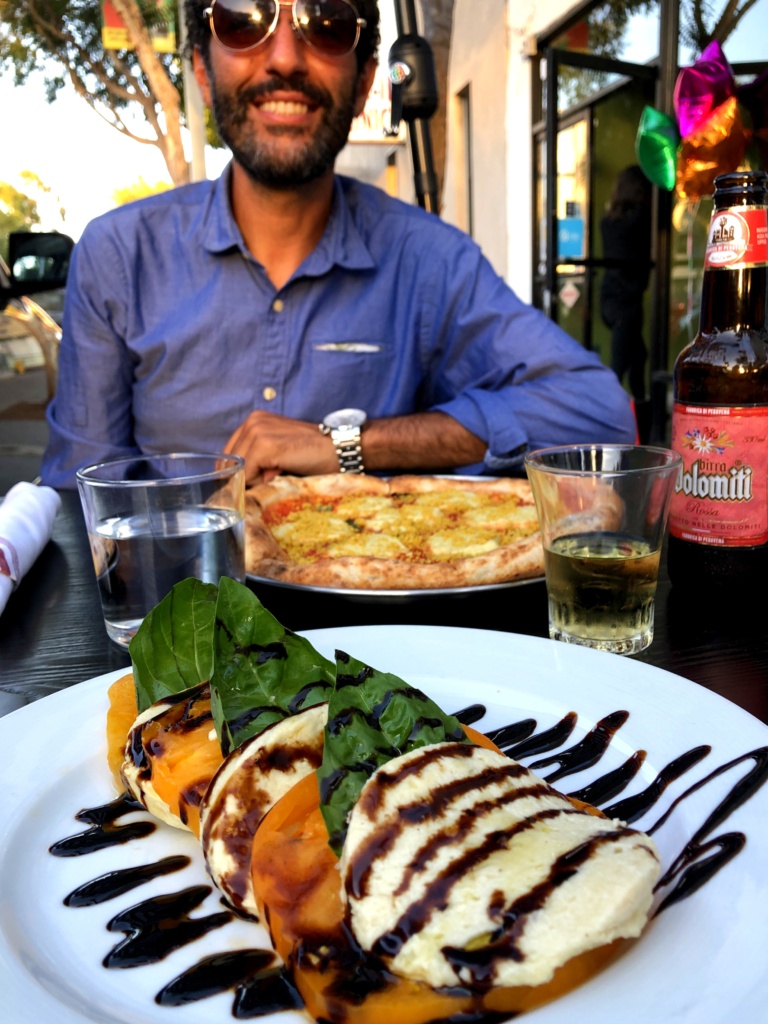 tony Aziz, food travel, vegan mozarella