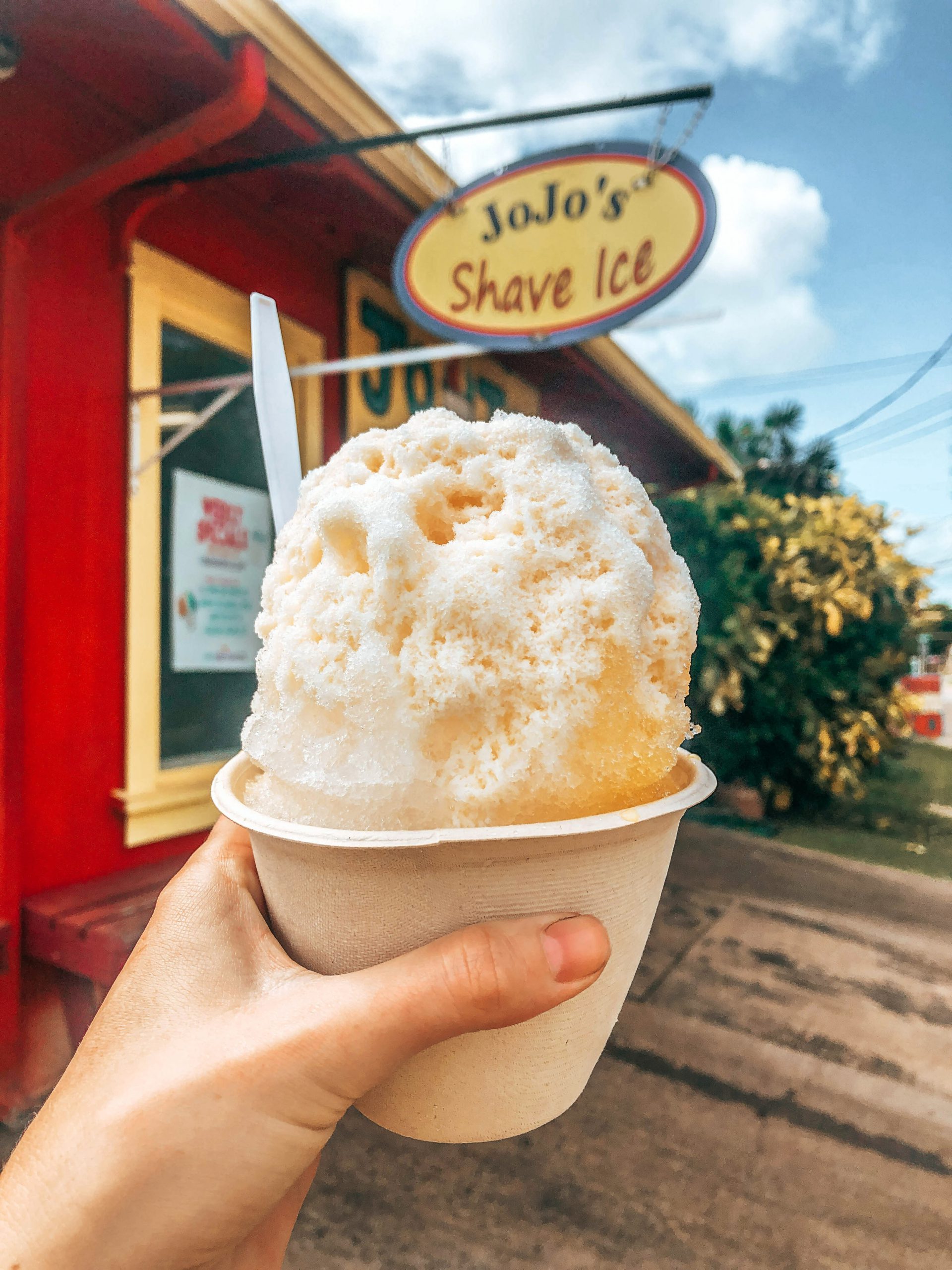 jojo's shave ice kauai, best food in kauai