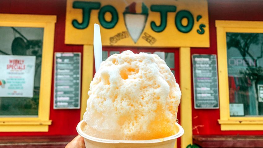 jojo's shave ice best food kauai