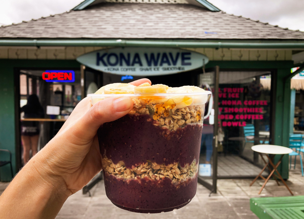 Acai Bowl At Kona Wave Cafe