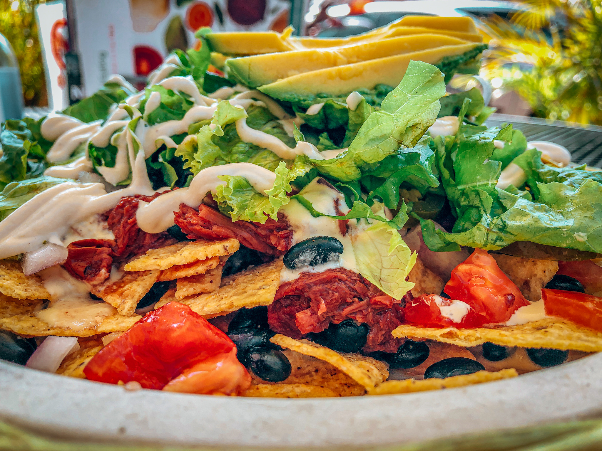 Jackfruit Nachos 