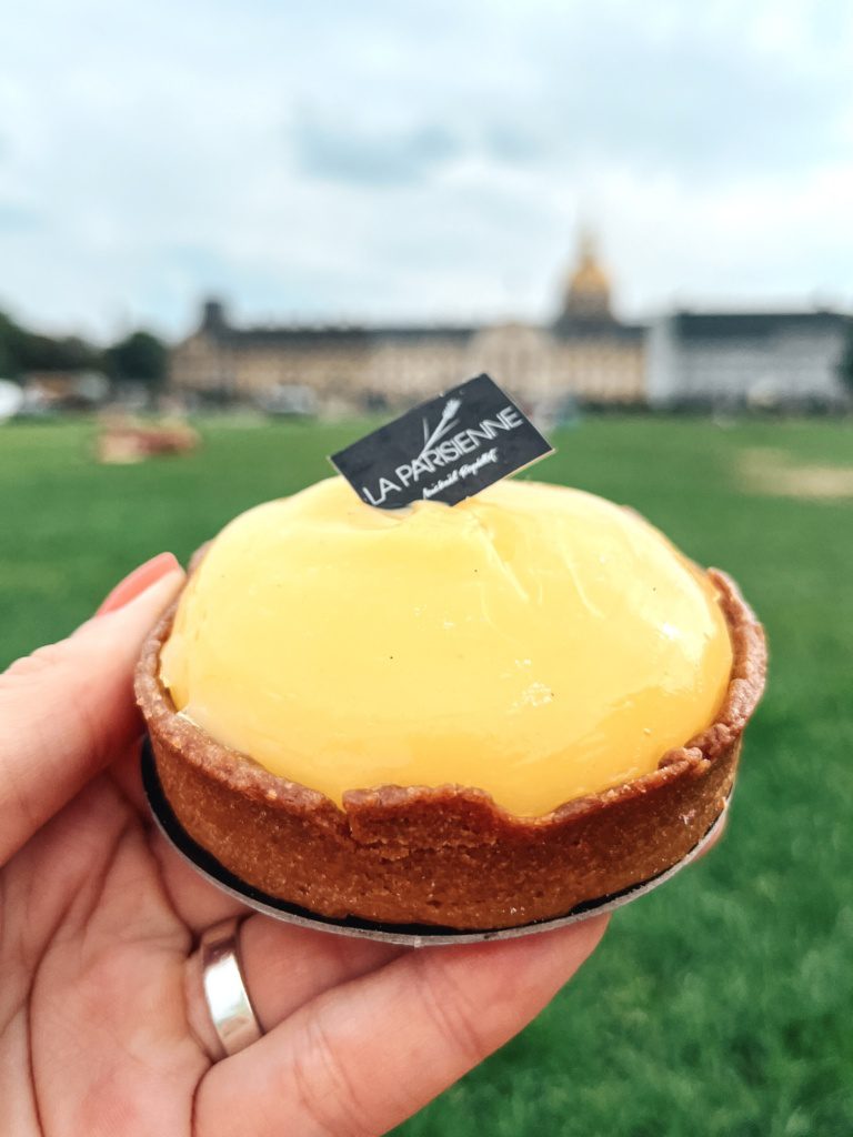 lemon tart, paris street food