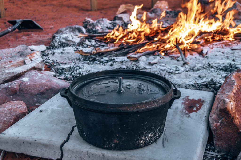 damper bread, outback, food in australia