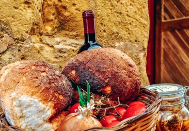 food in malta, maltese cuisine, bread basket