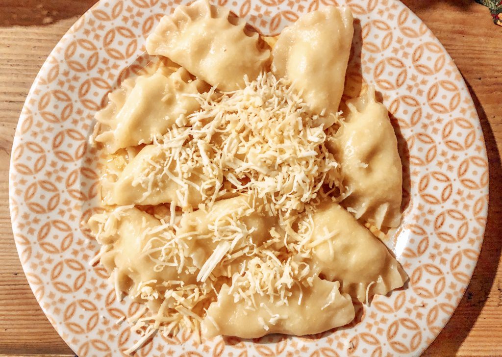 pierogi, polish food, vegetarian food in poland