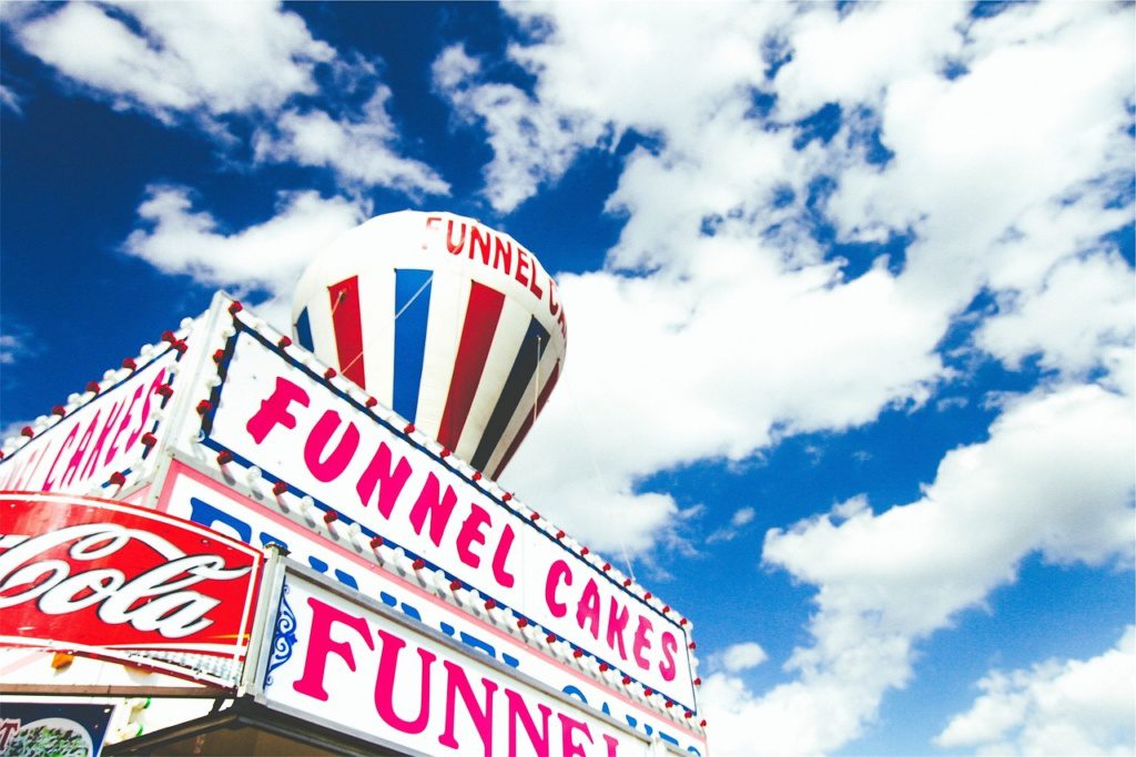 funnel cake stand