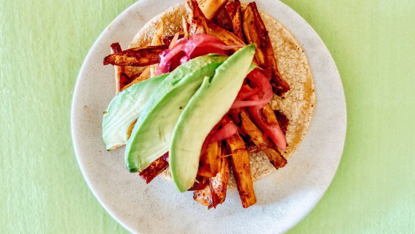 best vegan tacos in la