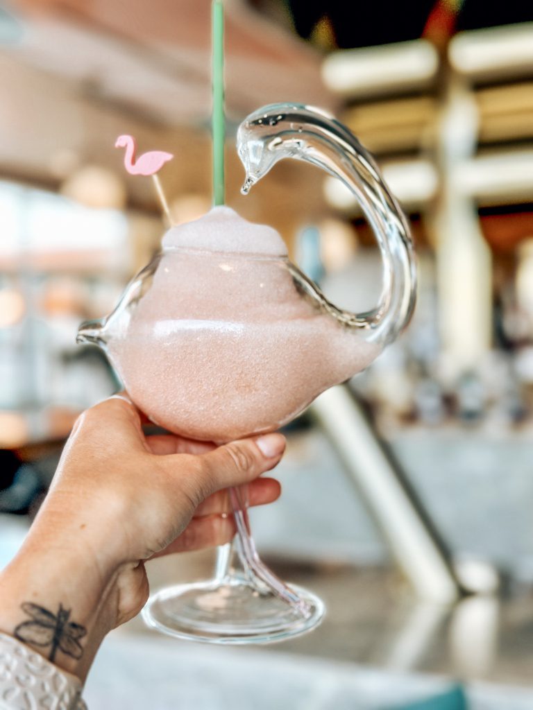 flamingo frose at parkside market downtown disney