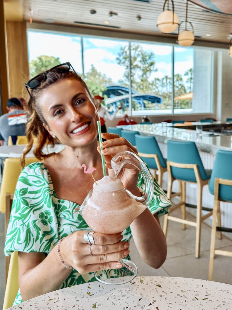 flamingo frose at parkside market downtown disney