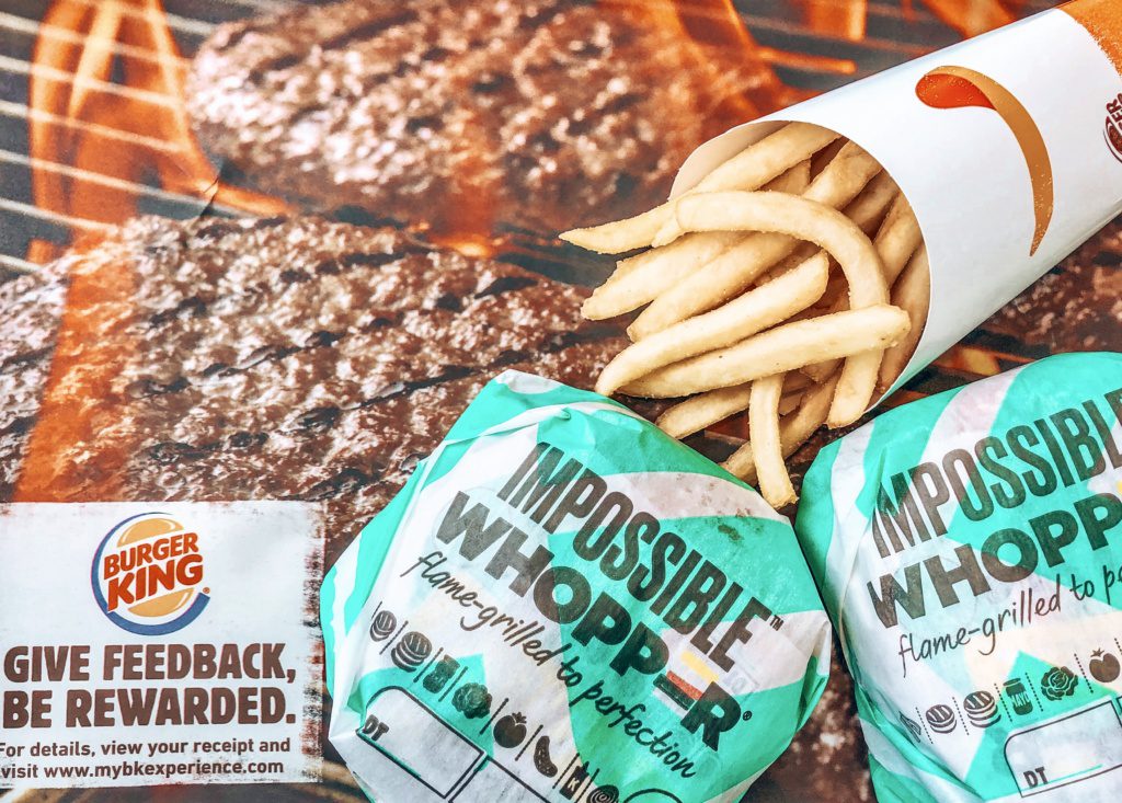 impossible whopper burger king 