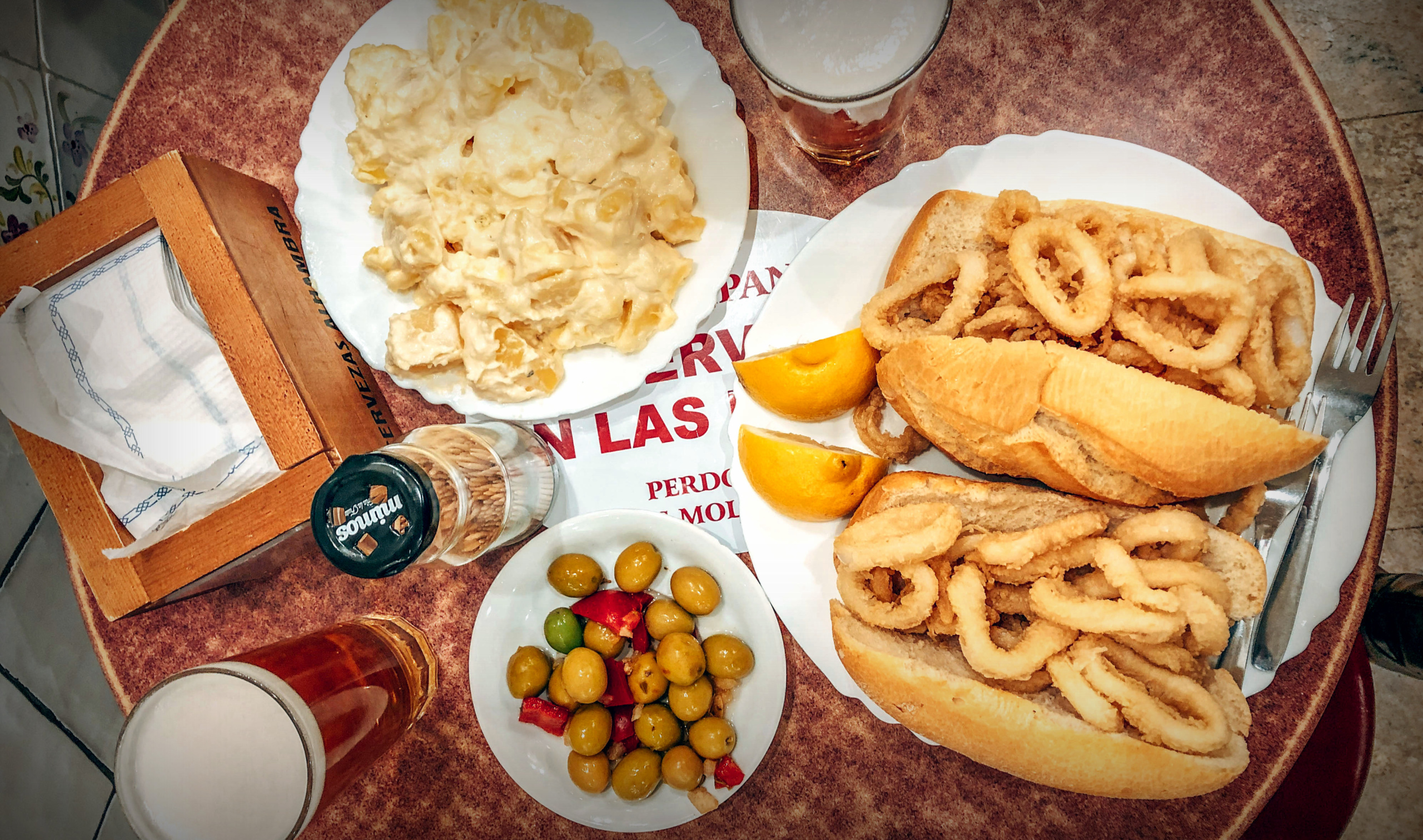 bocadillo de calamares