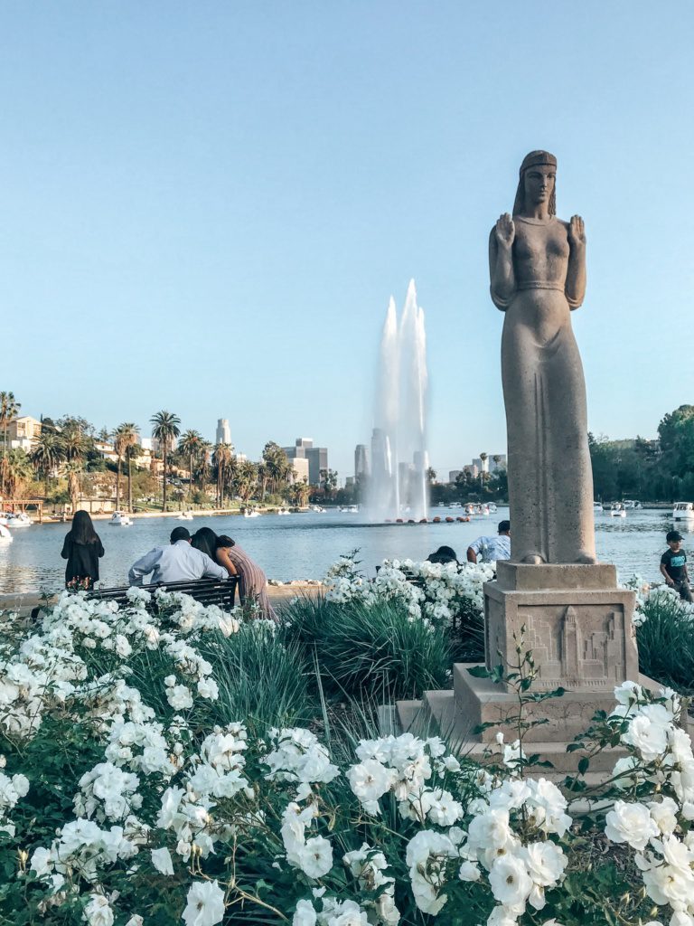 echo park nuestra senora statue
