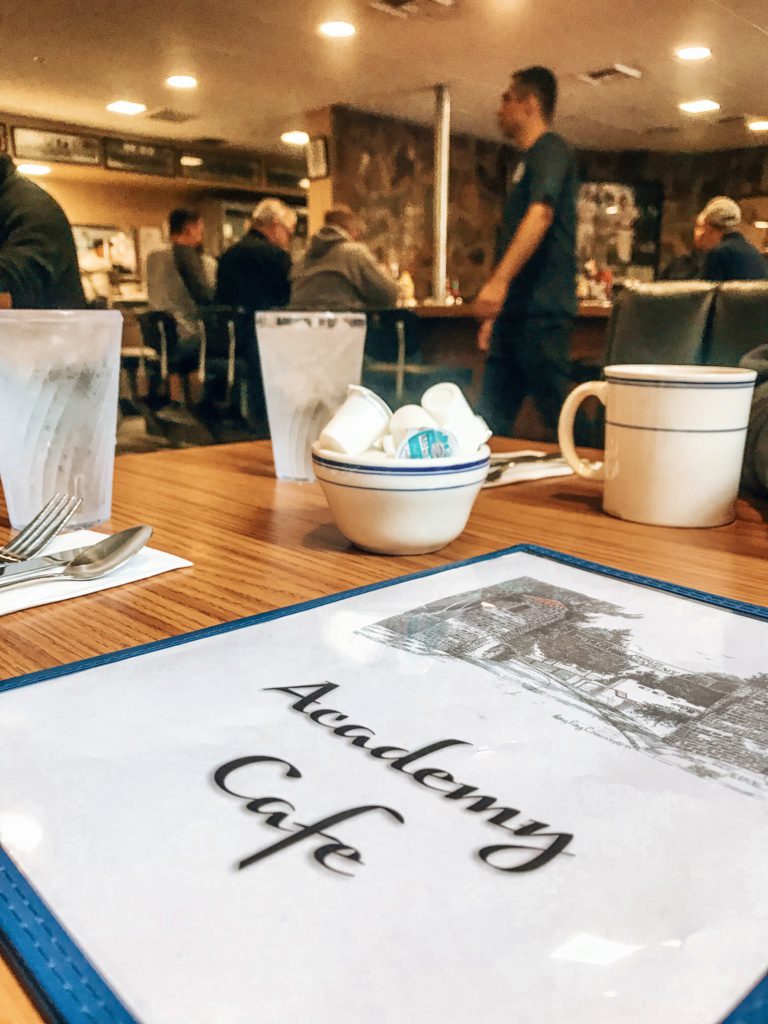 lapd academy cafe menu