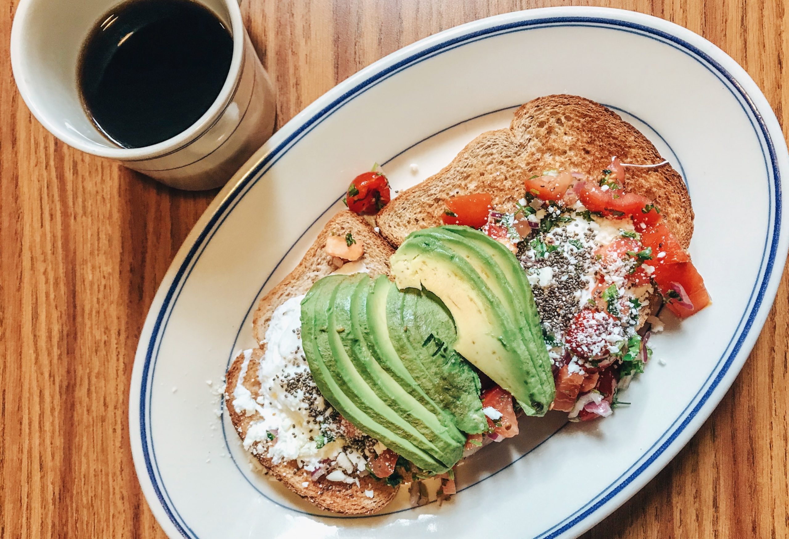 lapd academy cafe avocado toast