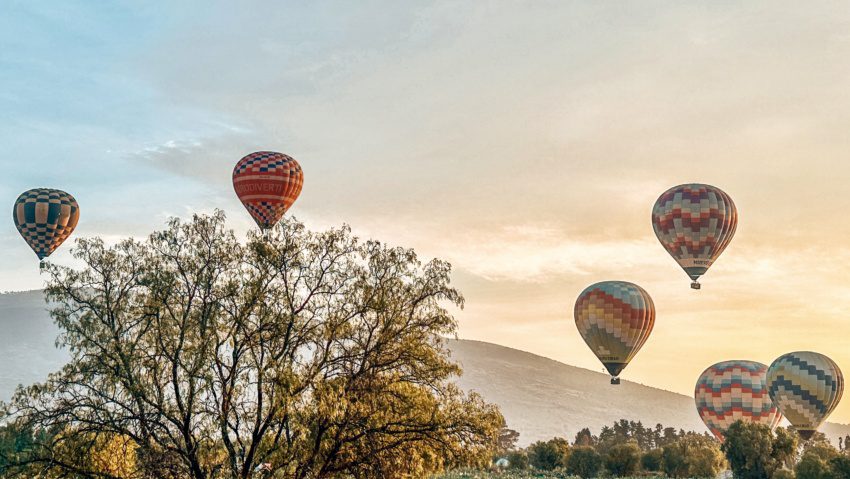 hot air balloon ride mexico city