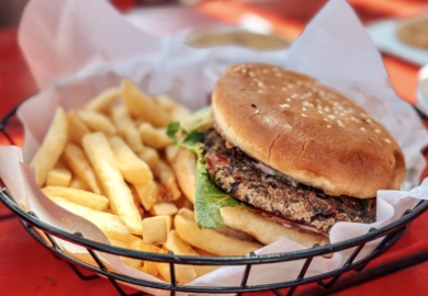veggie burger at catalina airport