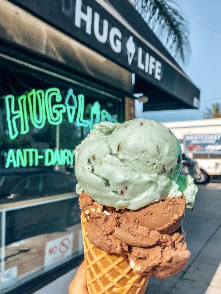 hug life best vegan ice cream in la