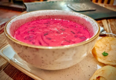 cold beetroot soup in lithuania