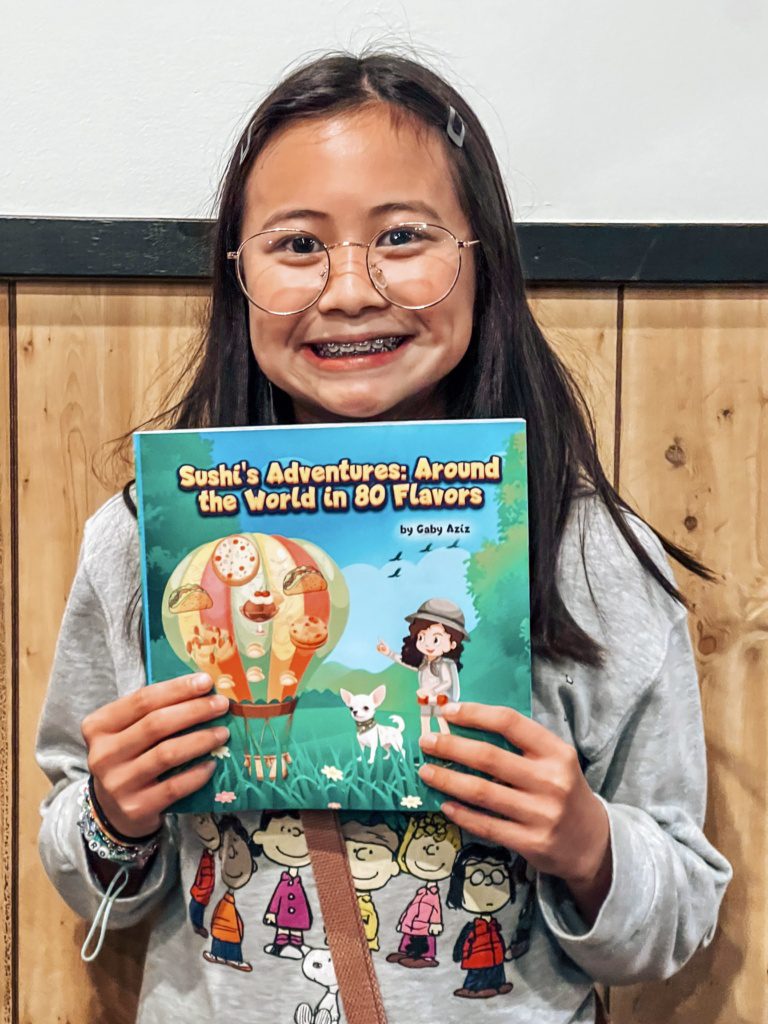 sushi's adventures around the world in 80 flavors food travel children's book