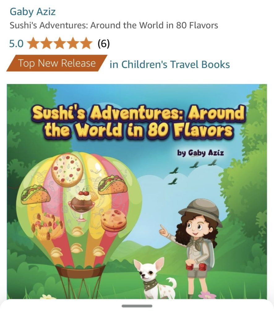 sushi's adventures around the world in 80 flavors food travel children's book
