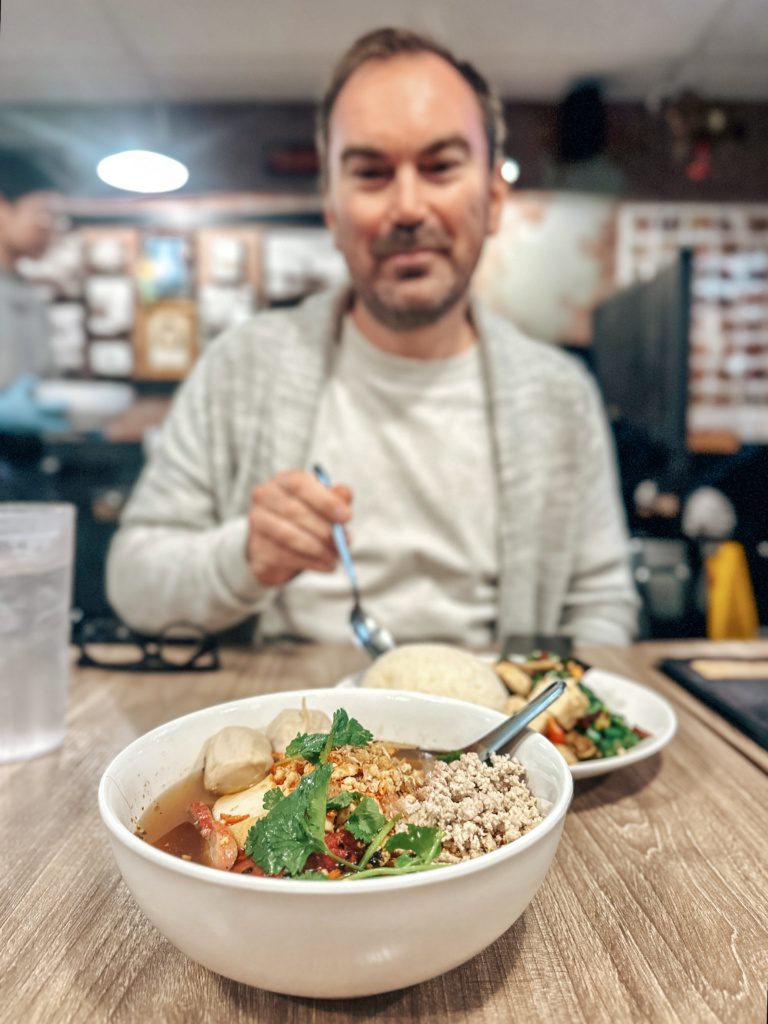 pa ord noodle tom yum soup