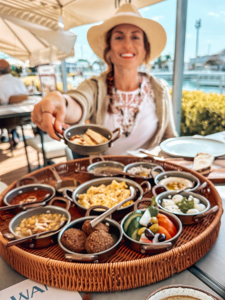 emirati breakfast at awani abu dhabi