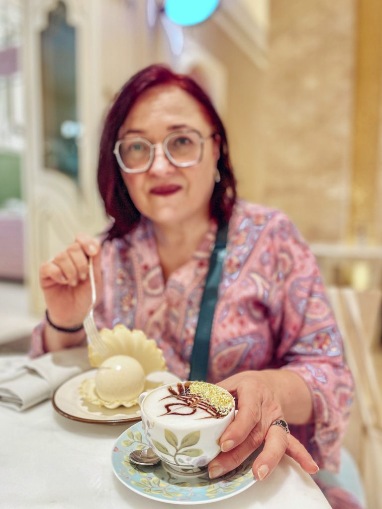 gold leaf cappuccino emirates palace abu dhabi