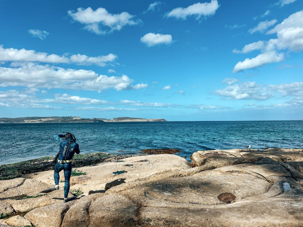 catching abalone in tasmania