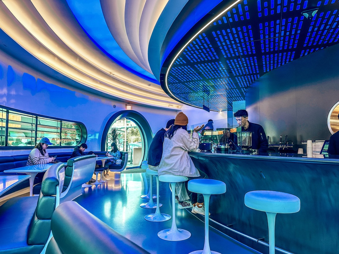 tesla diner interior