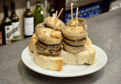 mushroom pintxo bar soriano calle laurel