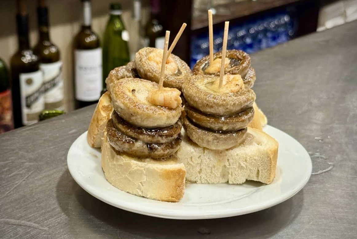 mushroom pintxo bar soriano calle laurel