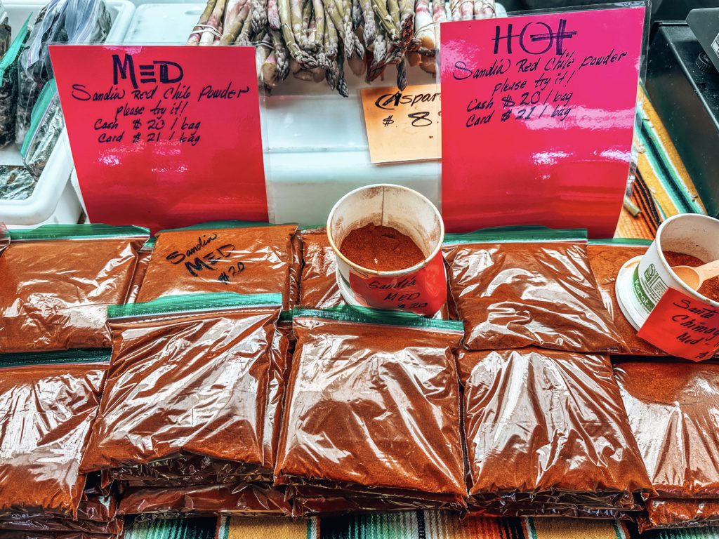 santa fe farmers market new mexican chile
