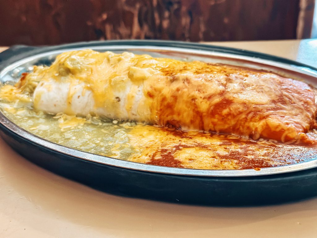 new mexican breakfast burrito christmas style