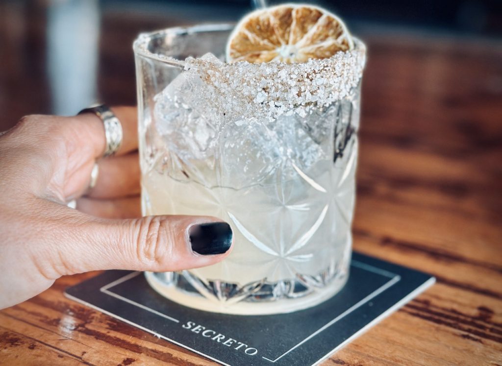 smoked sage margarita secreto bar santa fe