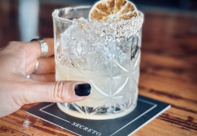 smoked sage margarita secreto bar santa fe