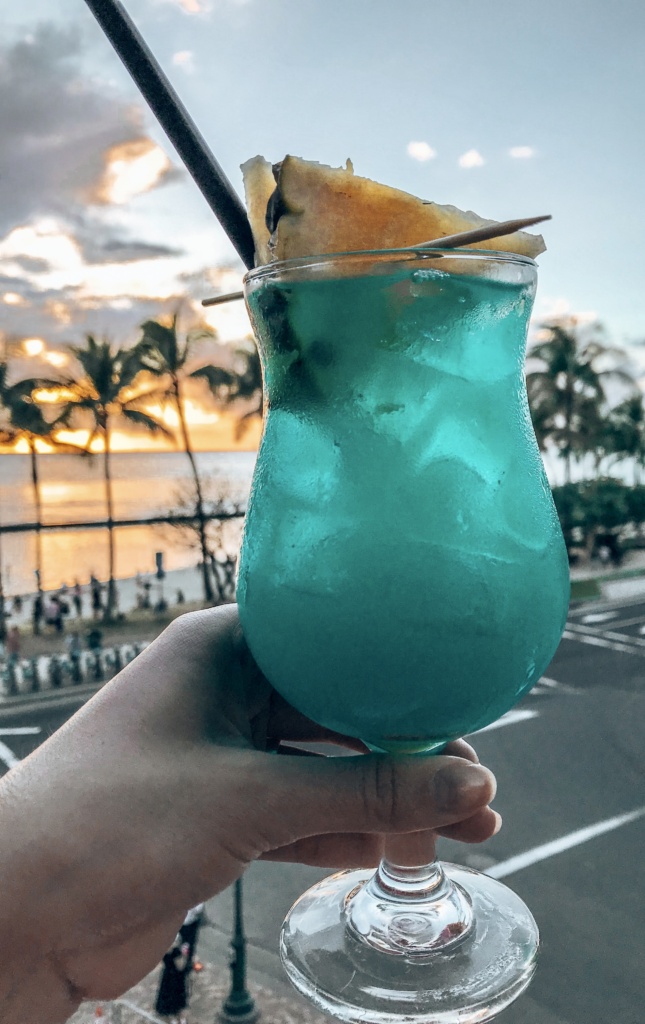 blue hawaiian cocktail