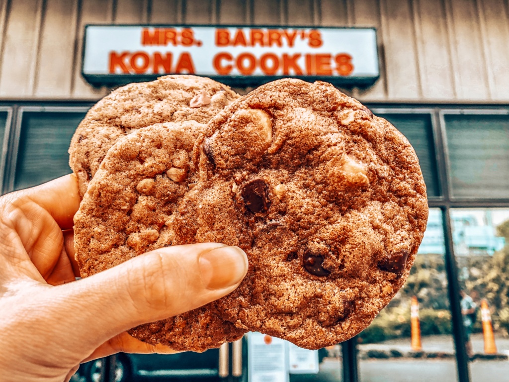mrs barry's cookies kona
