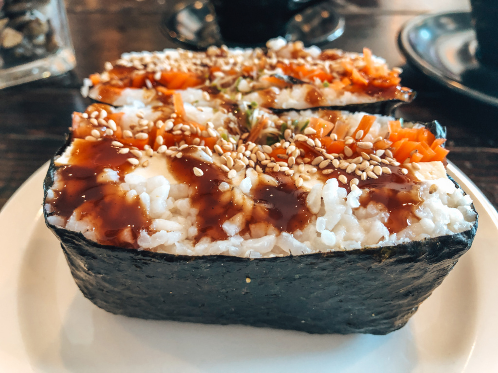 vehan musubi hico kona hawaii