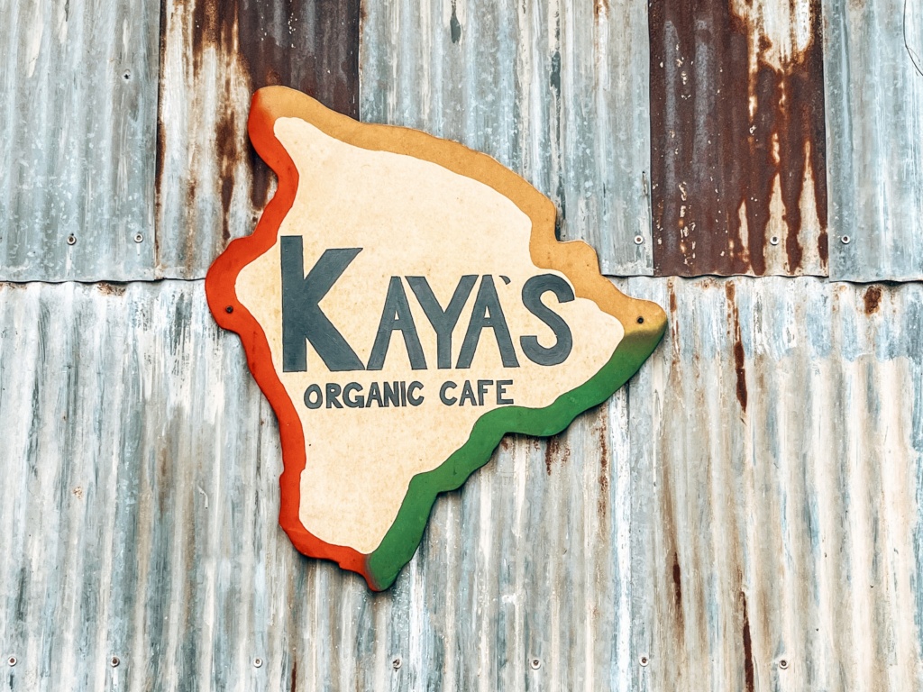 kaya's organic cafe kona