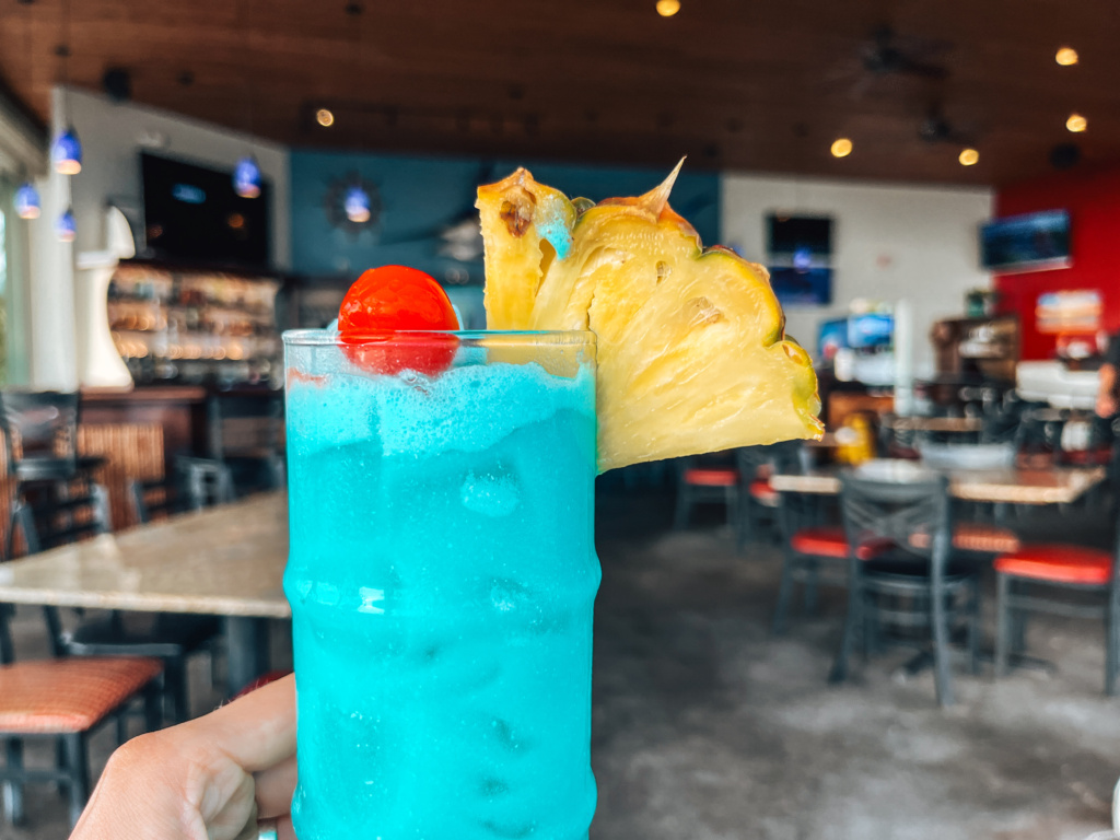 blue hawaiian drink in kona