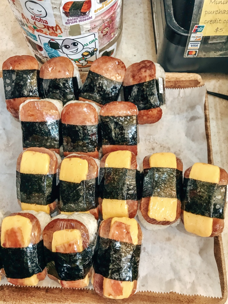 hawaiian spam and egg musubi