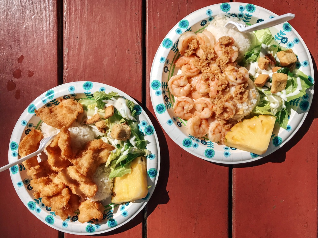 garlic shrimp north shore oahu