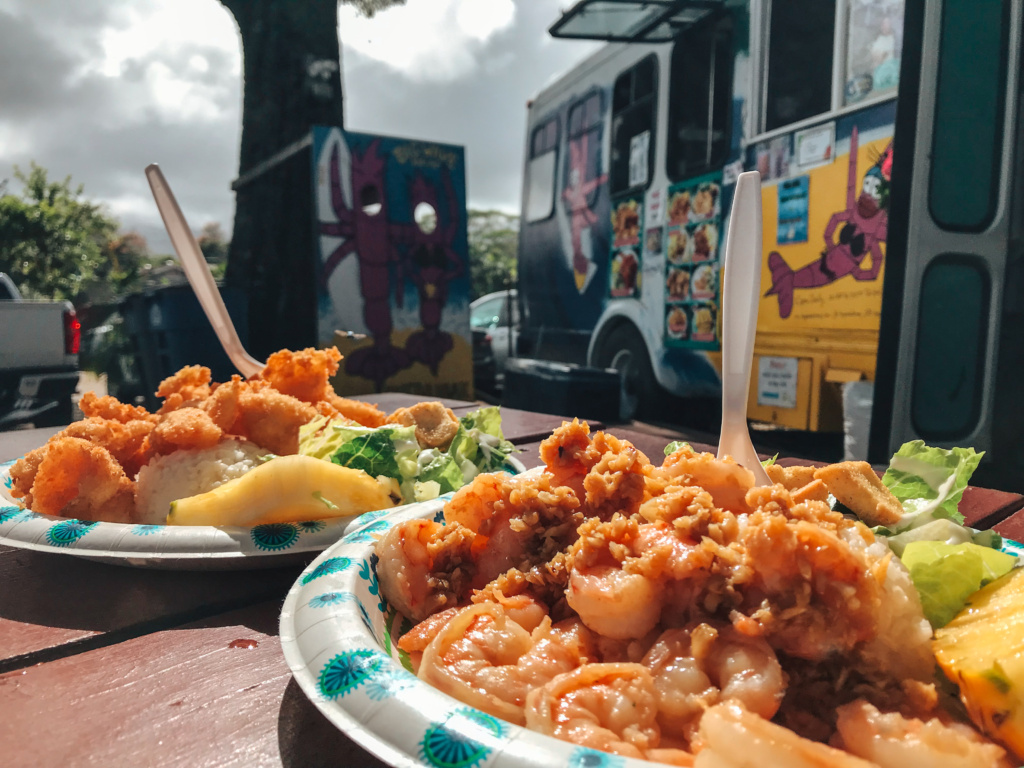 garlic shrimp north shore oahu
